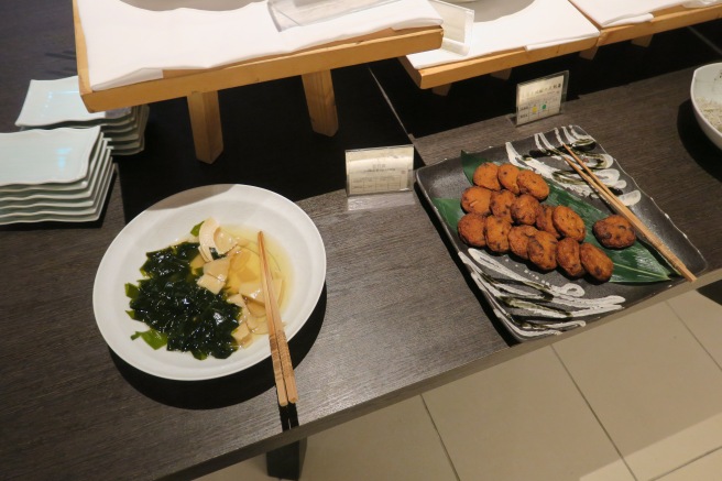 a plate of food on a table