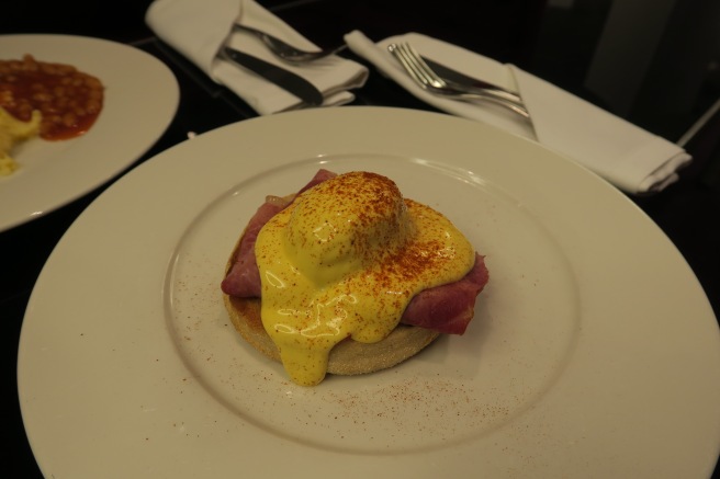 a plate with food on it