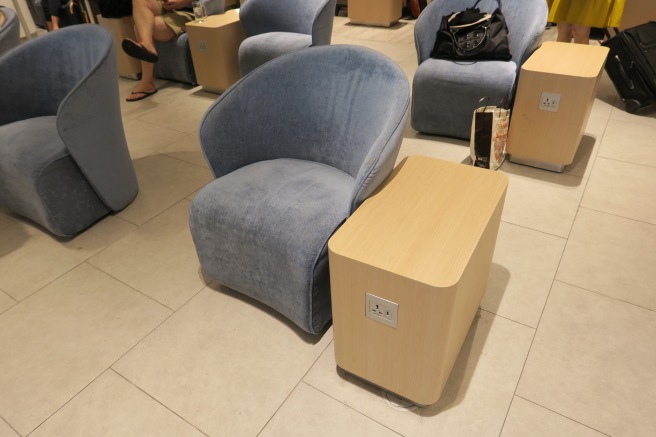 a group of chairs in a room