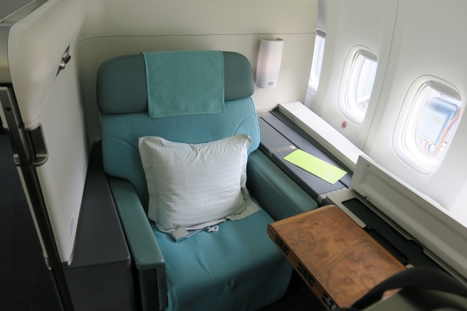 a seat in a plane