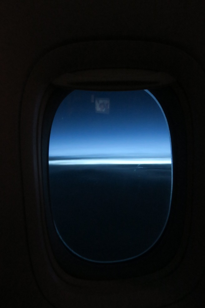 a window of an airplane