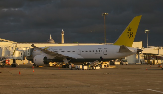 a large white airplane on a tarmac