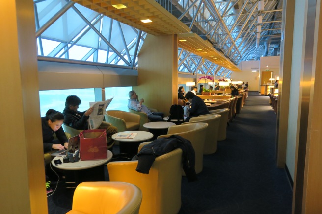 people sitting in a cafe