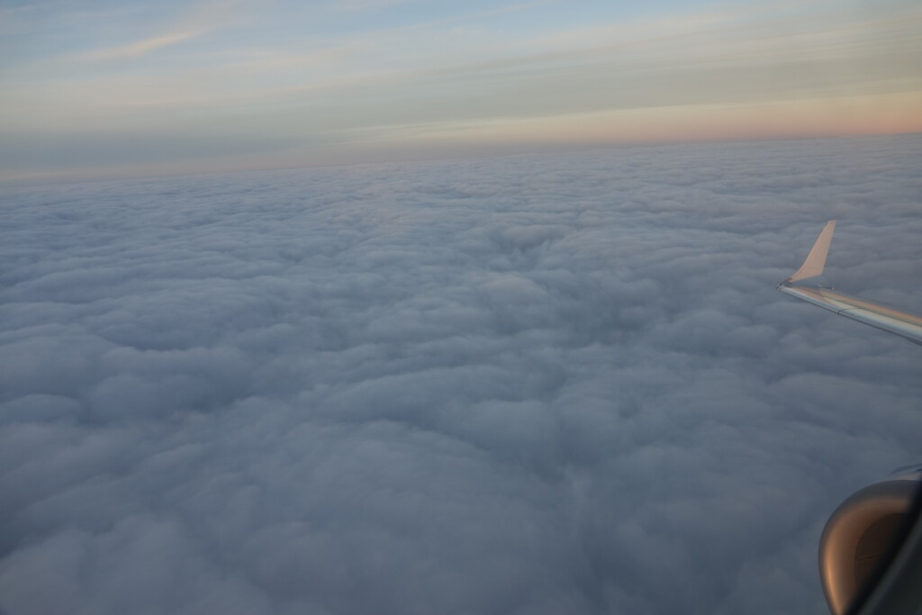 clouds above the ground