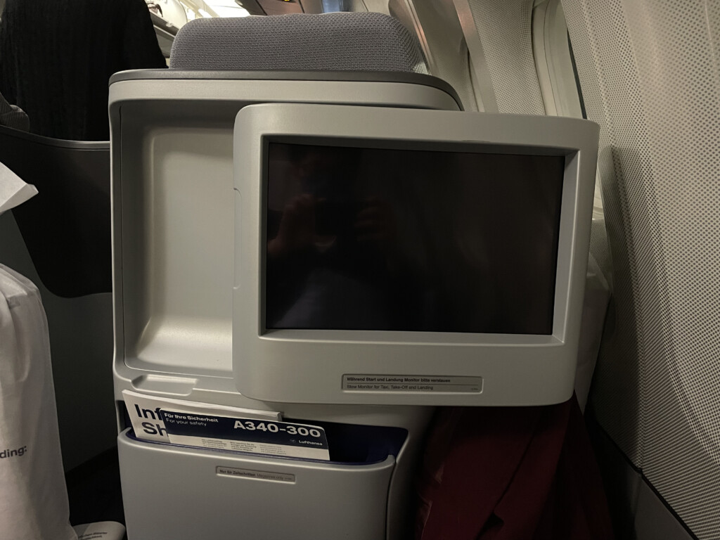 a screen on a plane