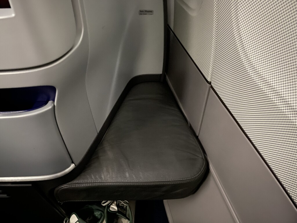 a seat in a plane