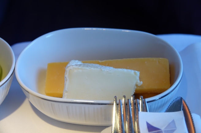 a bowl of cheese and butter