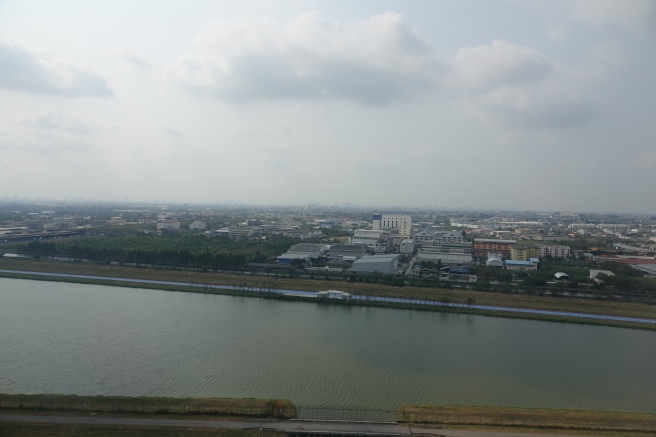 a body of water next to a city