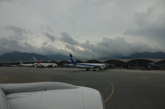 airplanes on a runway