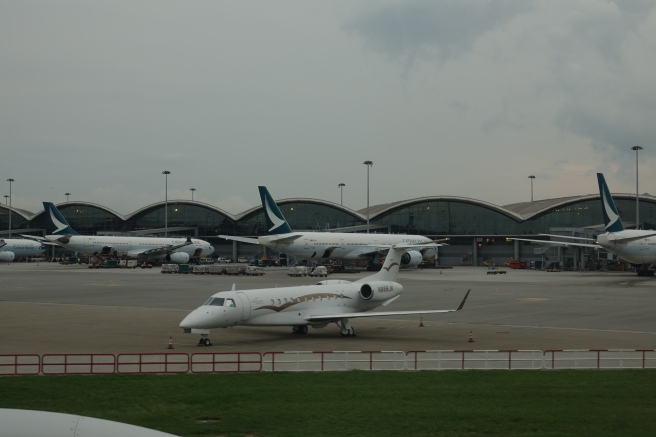 airplanes at an airport