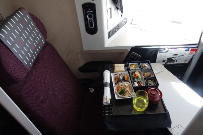 a tray of food on a table