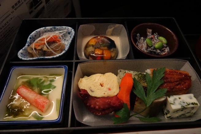 a tray of food in a tray