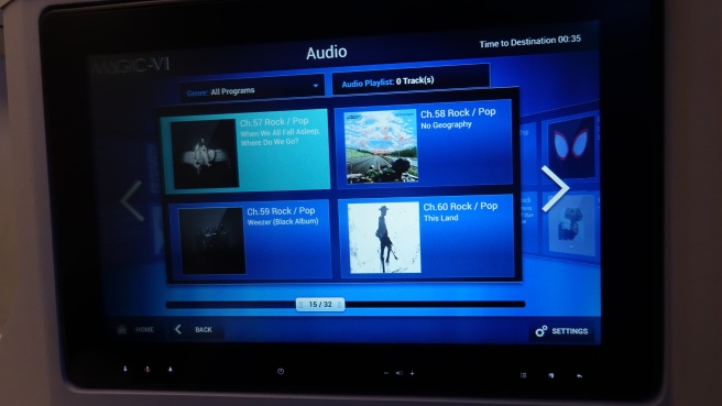 a screen shot of a music player