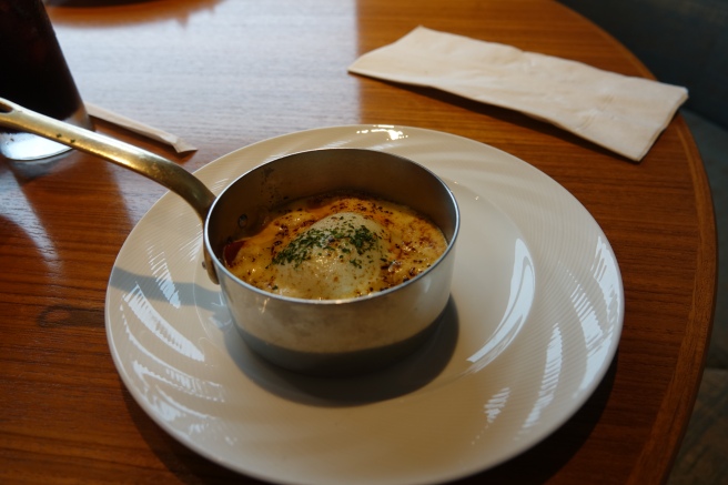 a pan of food on a plate