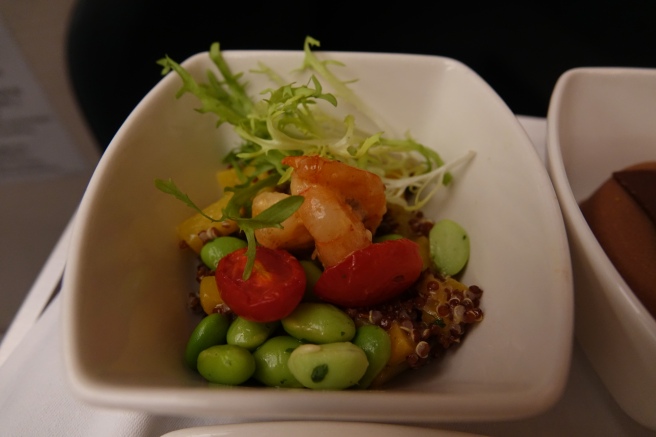 a bowl of food on a table