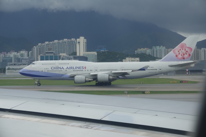 a large airplane on the runway