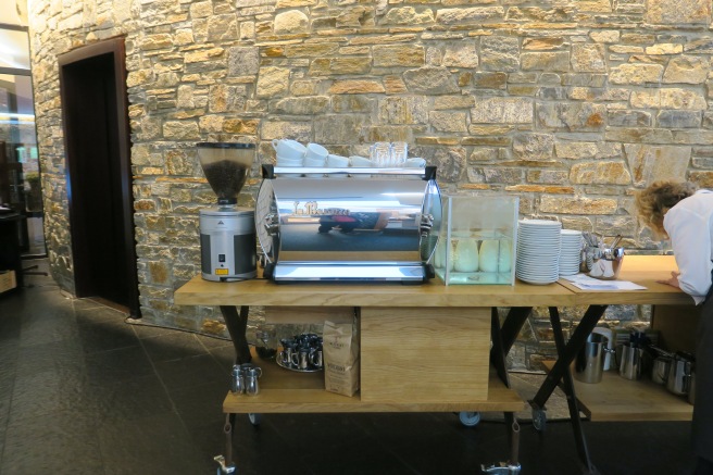 a coffee machine on a table