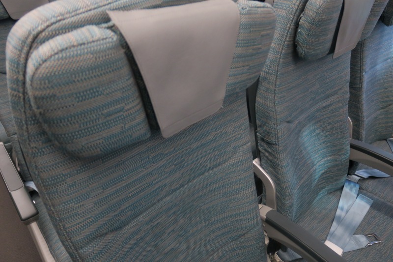 a close-up of a seat