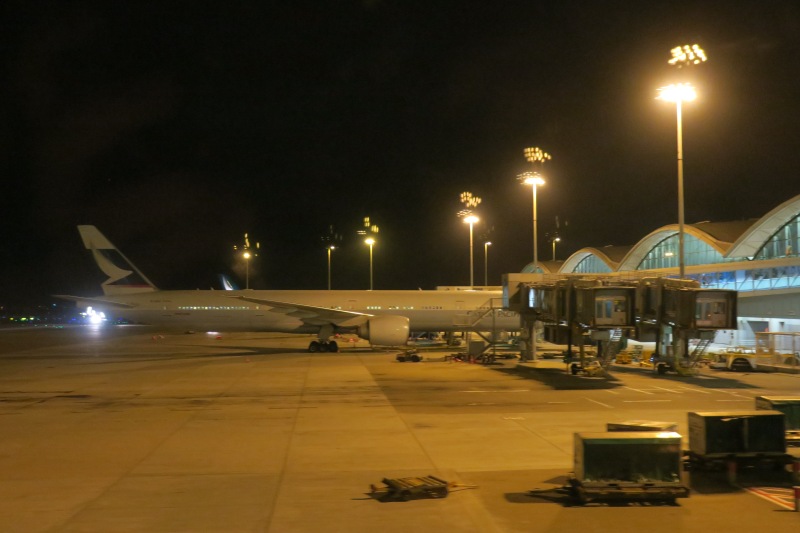 an airplane at an airport