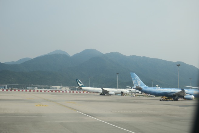 airplanes on a runway