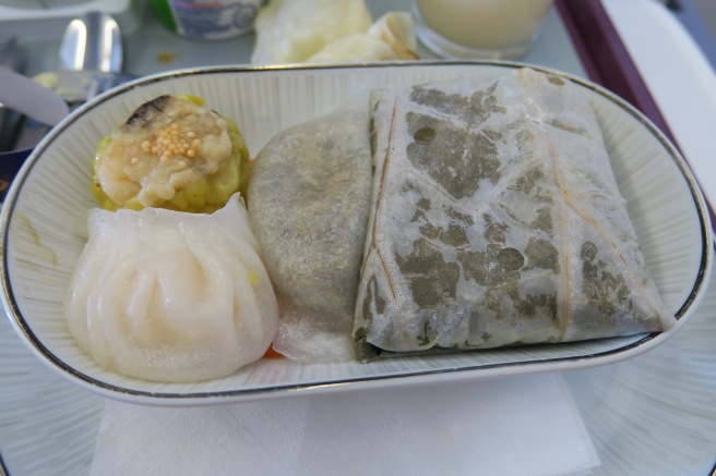 a plate of food on a table