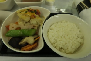 a bowl of rice and vegetables