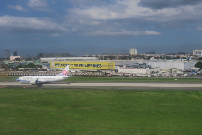 an airplane on the runway