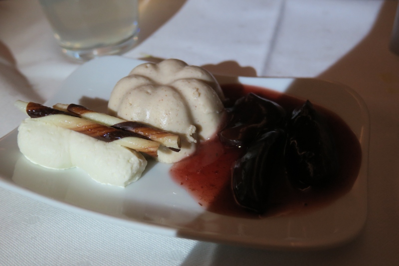 a plate of food on a table