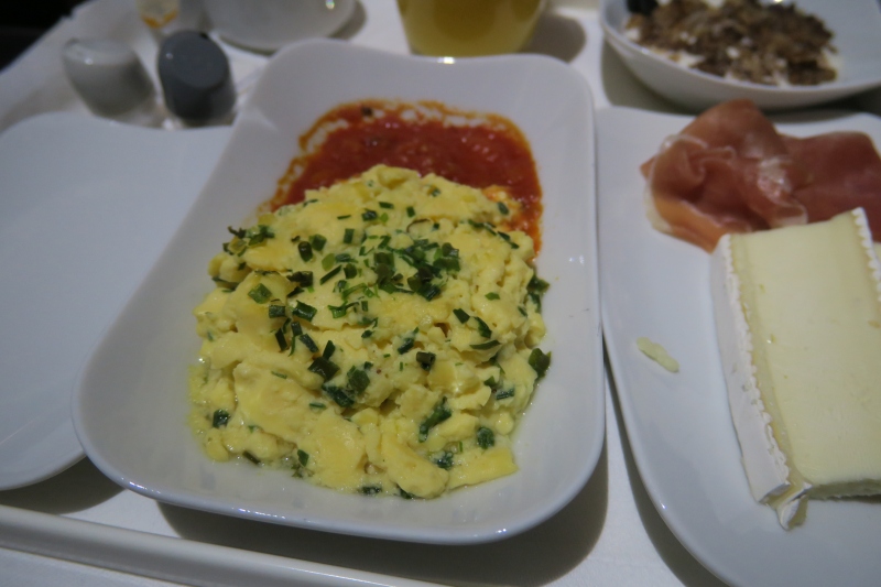 a plate of food on a table