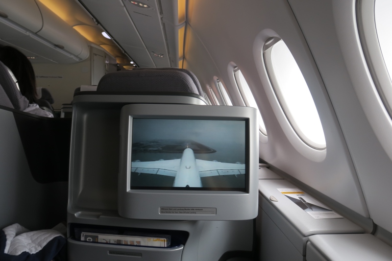 a screen on a plane