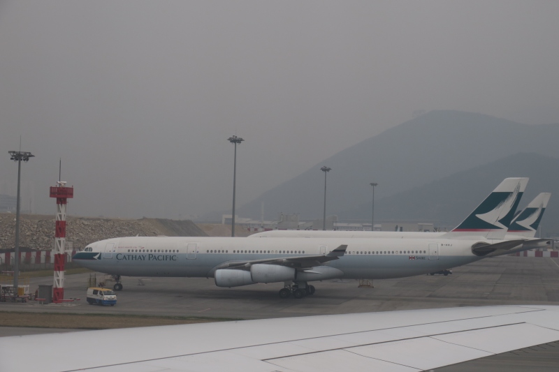 a large airplane on a runway