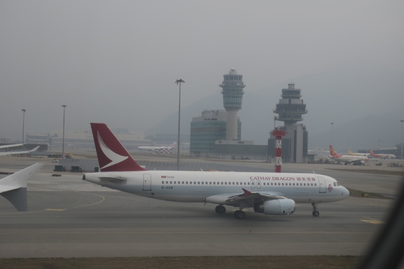 a plane on the runway