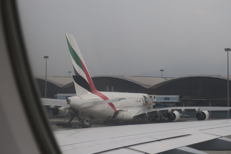 an airplane parked at an airport