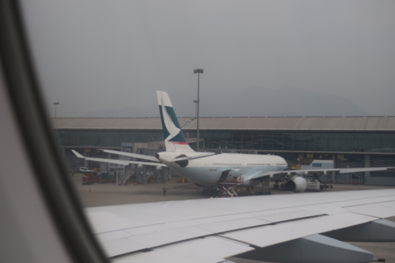 an airplane parked at an airport