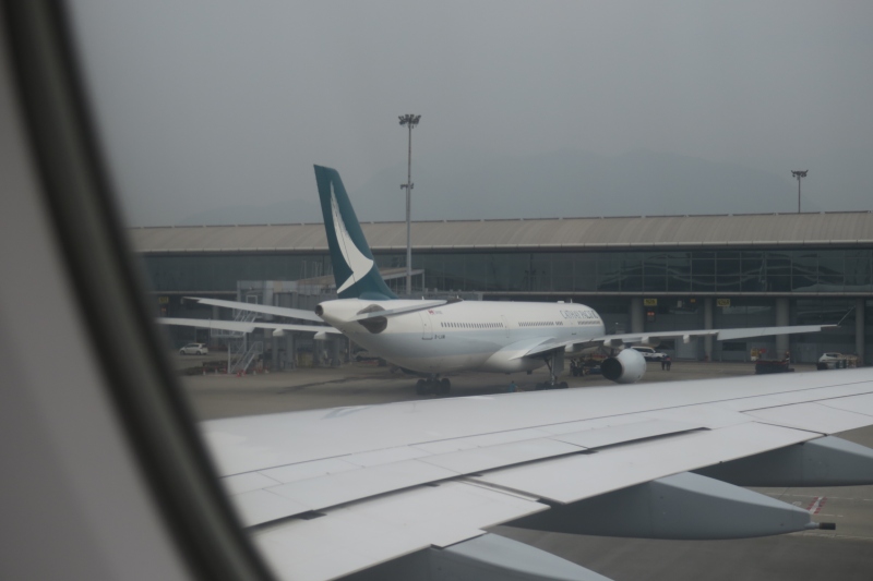 an airplane parked at an airport