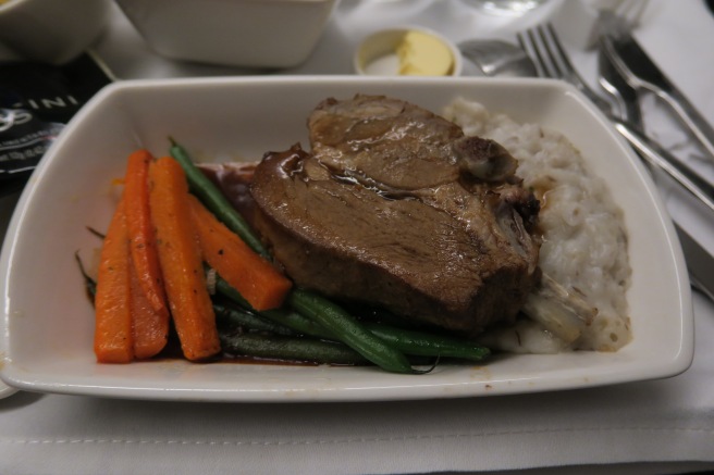 a plate of food on a table