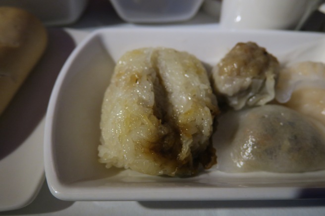 a plate of food on a table