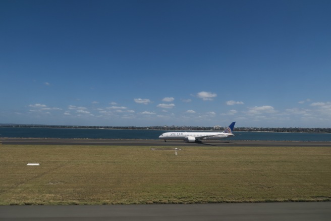 an airplane on a runway