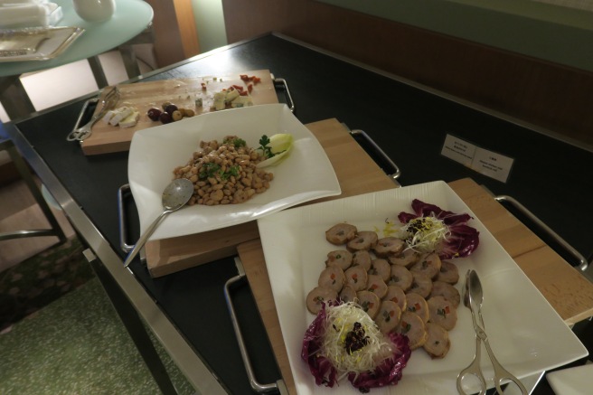 plates of food on a table