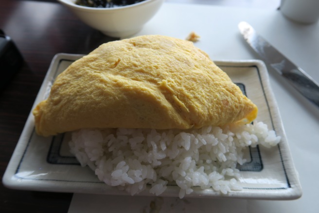 a plate of food on a table