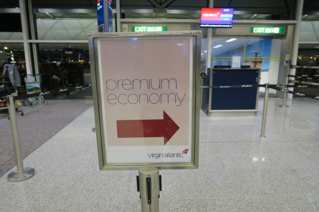 a sign in a airport