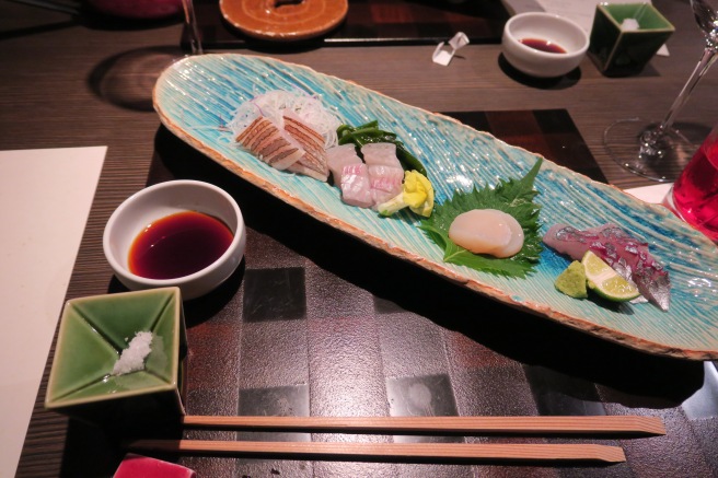 a plate of food on a table