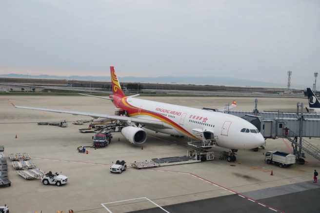 an airplane parked at an airport