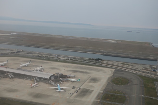 an aerial view of an airport