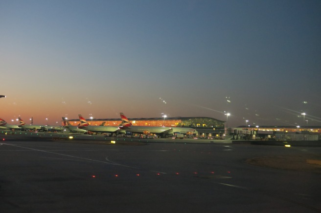 airplanes at an airport