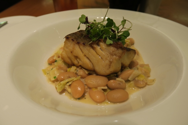 a plate of food on a table