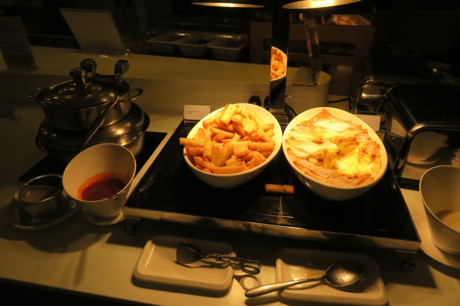 a bowl of food on a table