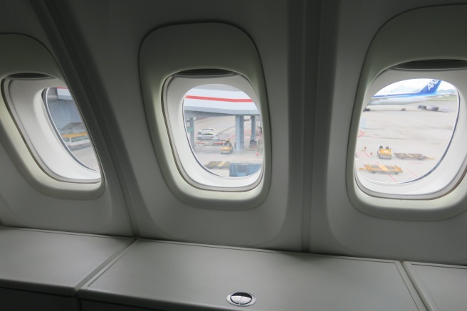 a window of an airplane