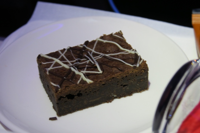 a brownie on a plate