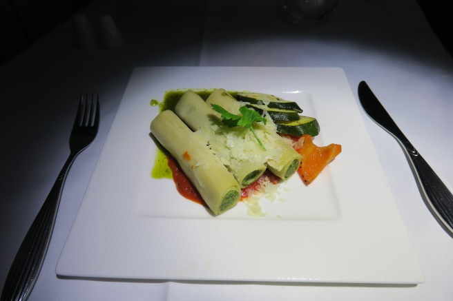 a plate of food on a table